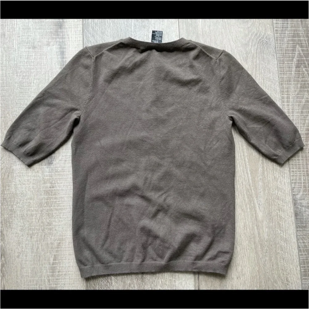Theory Cardigan Sweater in Brown Size Petite